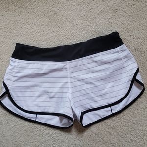 Barbell Voodoo White Stripe Runners Shorts